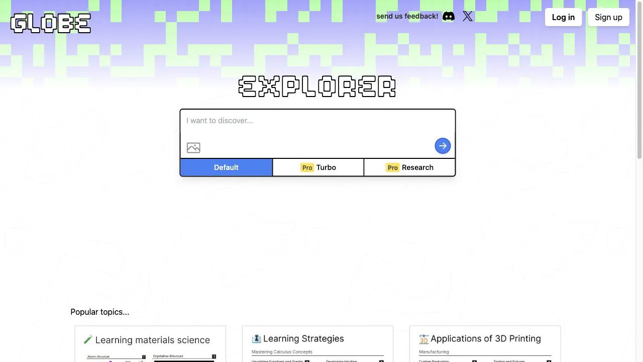 Screenshot of explorer-globe-engineer