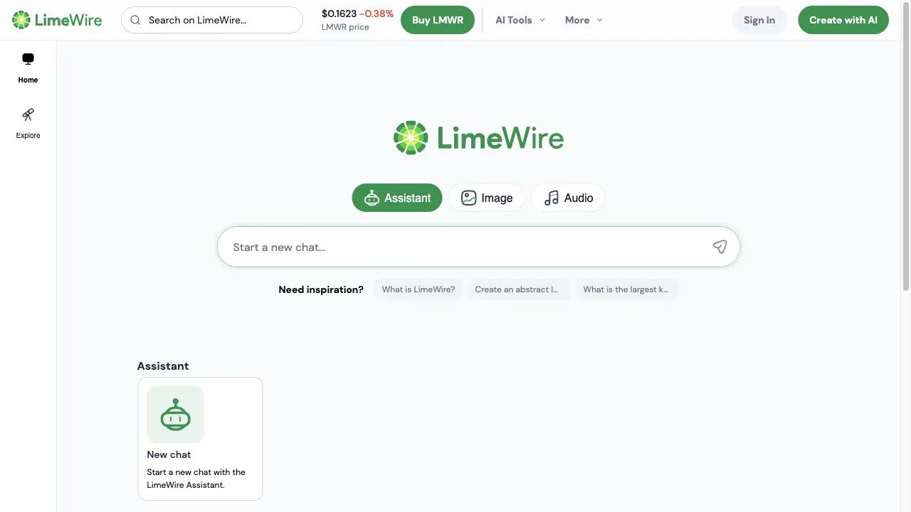 LimeWire AI Studio