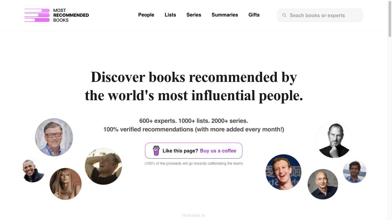 MostRecommendedBooks.com