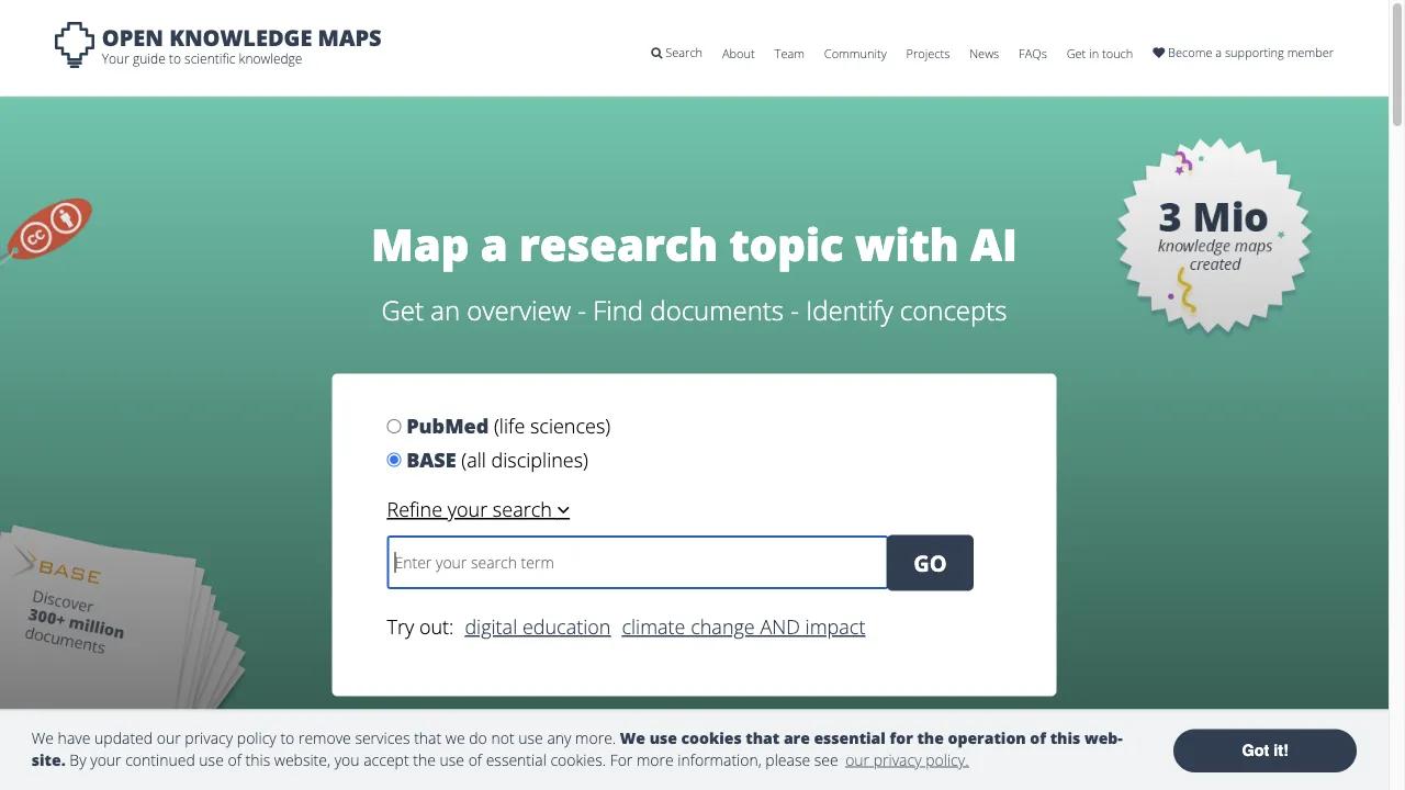 Mapas de Conocimiento Abierto