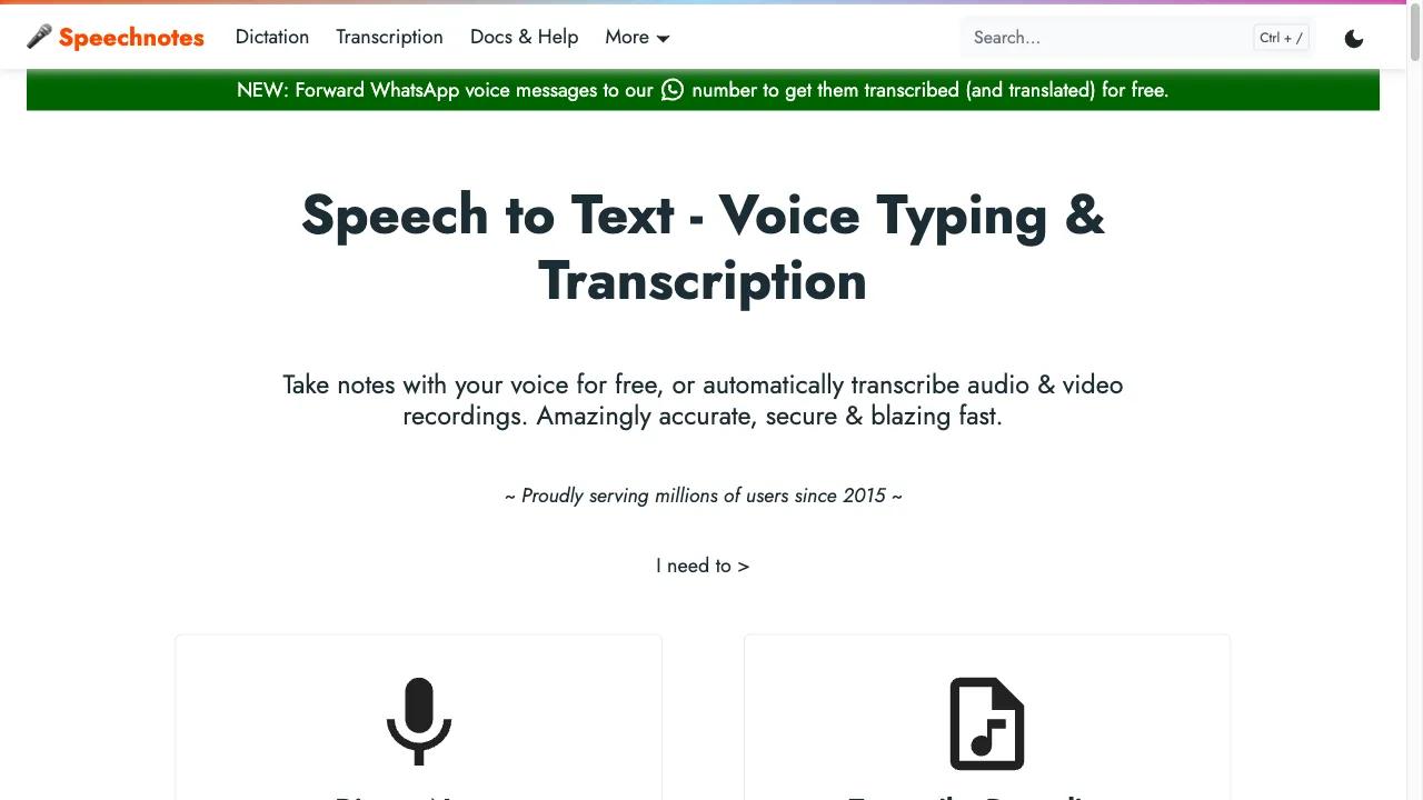 Speechnotes