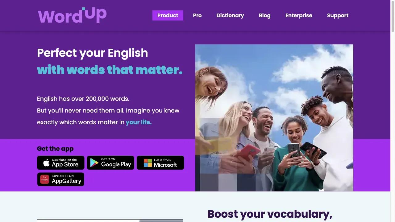 WordUp Vocabulary App