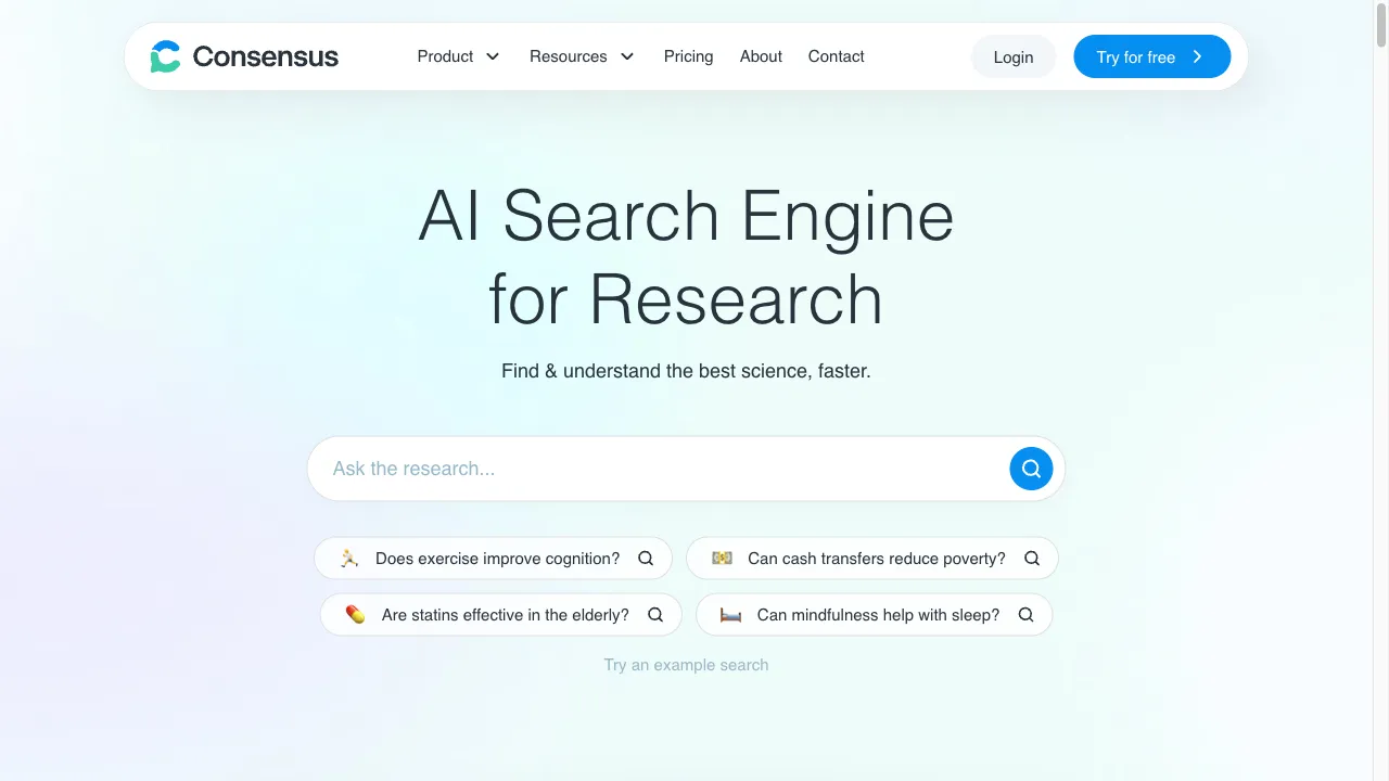 Consensus AI