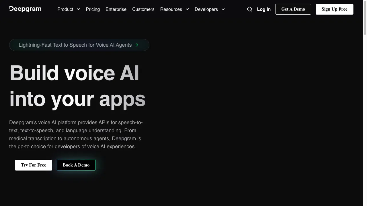 Deepgram Speech AI