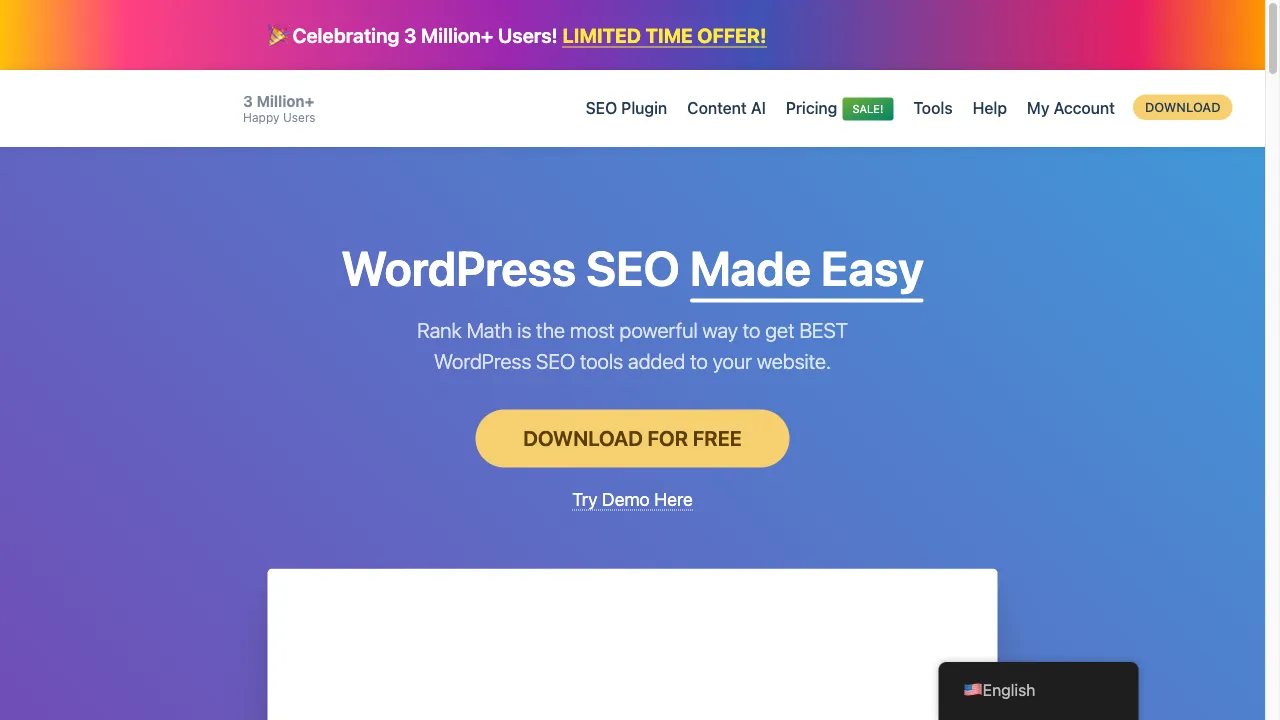 Rank Math SEO Plugin