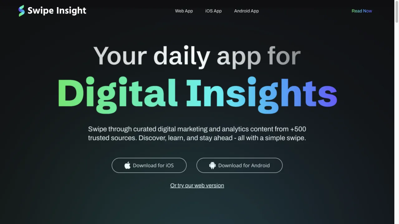 Swipe Insight App